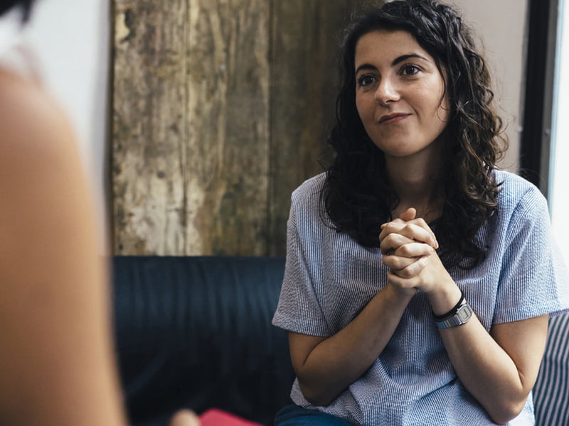 Woman's Mental Health Therapy: Psychotherapy Session